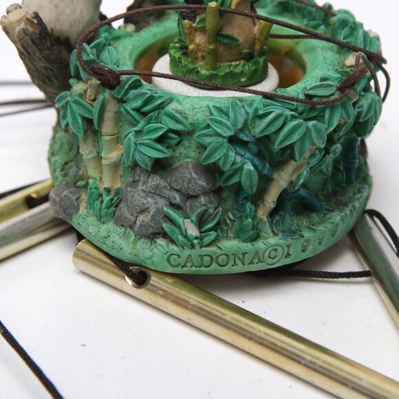 Vintage Cadona 1999 Resin Wind Chime San Diego Zoo Panda Endangered Species - Picture 5 of 6